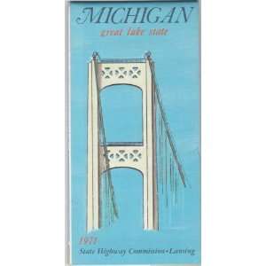  1971 Michigan Official Highway Map (Fold out Map 