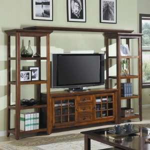 Montage Entertainment Center in Dark Pecan