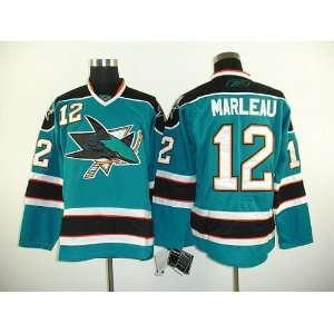   #12 Blue NHL San Jose Sharks Hockey Jersey Sz56