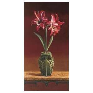  Terracotta Amaryllis (Canv)    Print