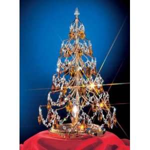   CherylS Crystal Christmas Trees Collection lighting