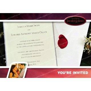 Twilight Breaking Dawn Series 1 Trading Card #1 Wedding Invitation