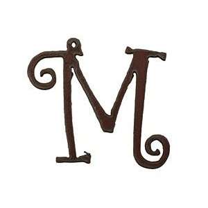  The Lipstick Ranch Rusted Iron Letter M 61x50mm Charms 