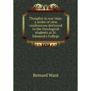   the theological students at St. Edmunds College Bernard Ward Books