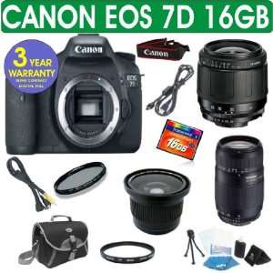  Canon EOS 7D + Tamron 28 80mm Zoom Lens + Tamron 75 300mm 