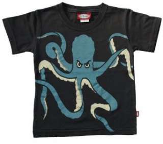  City Threads, Octopus Tee in Charcoal ~ Clothing