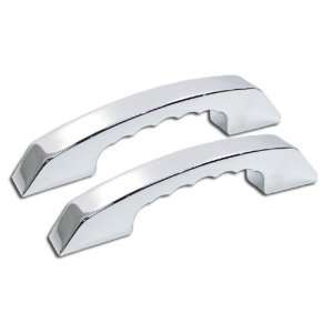  AutoXccessory Chrome Plated Billet Hood Pull Handles, for 
