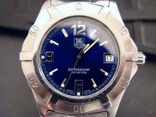 Beautiful TAG Heuer 2000 EXCLUSIVE Mens Stainless Steel Fullsize 