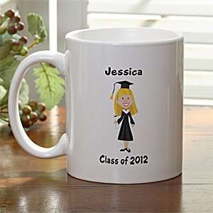  Graduation Cartoon Character Personalized Coffee Mug 