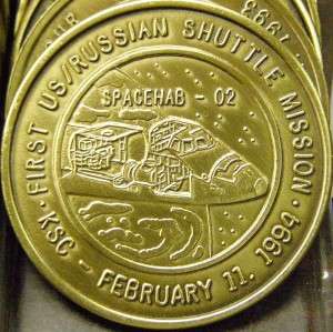 STS 60 DISCOVERY SPACE SHUTTLE NASA MISSION COIN  