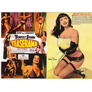  2 Postcards   Bettie Page 