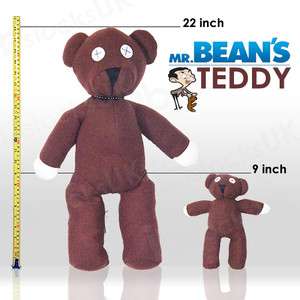 MR.BEANS TEDDY BEAR OFFICIAL RARE PLUSH SOFT TOY DOLL 22 or 9 or 