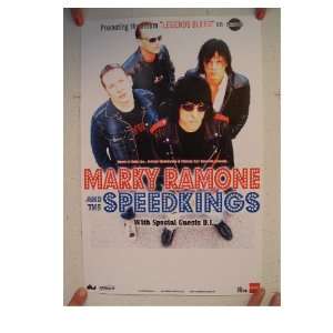  Marky Ramone Poster with Speedkings of the Ramones 