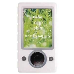  MICROSOFT ZUNE 30GB CLEAR Premium Silicone Skin Protective 