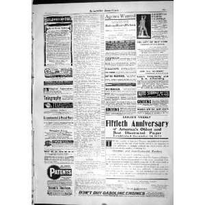 1905 Scientific American Advertisement Brooks Boat LeslieS Weekly 