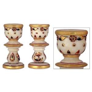  Lightening Delight, candleholders (pair)