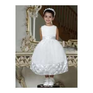 Tip Top Kids First Communion Dress 5426 White Size 8