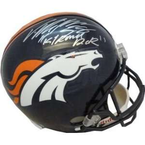  Von Miller Signed Broncos Full Size Replica Helmet   1st 
