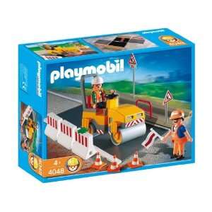  Playmobil Road Roller with Asphalt Construction Set Toys & Games