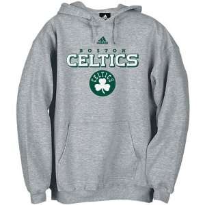  adidas Boston Celtics Ash True Court Hoody Sweatshirt 