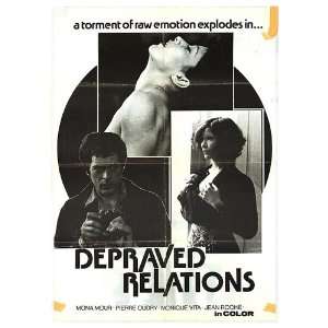  Depraved Relations Original Movie Poster, 27 x 40 (1977 