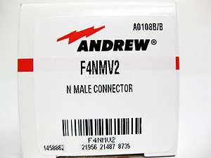 Andrew F4NMV2   N MALE CONNECTOR TYPE N MALE   NEW  