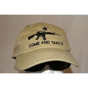   Gun Come and Take it Tea Party baseball cap hat