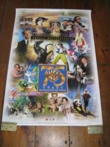WARNER BROTHERS 75 YEARS FAMILY Poster   27 X 40  