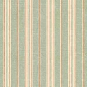   Stripe Robins Egg Wallpaper by Waverly in Master Suites (Double Roll