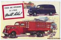 1941 FORD TRUCK Ad Postcard HOUSTON MO  