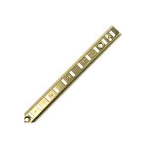  Knape & Vogt Mfg Co 60In Brass Adjustable Shelf Standard 