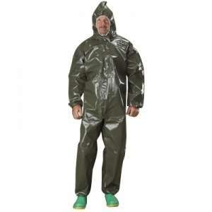   Lv Coveralls With Attached Hood,Elastic Face,Wrists And Ankles   Large