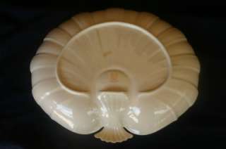 Lenox 1 Piece Chip and Dip Aegean Pattern Shell Shaped  