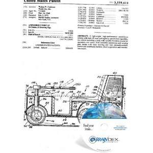  NEW Patent CD for AMPHIBIOUS VEHICLE 