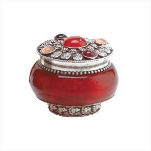  Rose Jeweled Lid Jar Candle