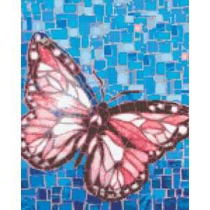  Stained Glass Butterfly Mosaic Kit 