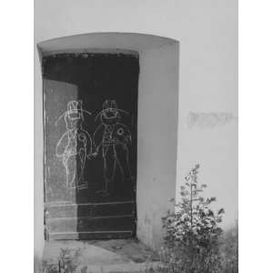  The Two Bandits, Design on the Shutters of a Door 
