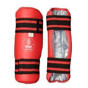  Cobra Shin Guard Vinyl Red