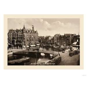  Binnen Amstel Hotel de lEurope, Amsterdam Giclee Poster 
