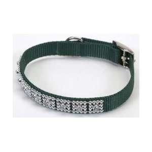   Jewel Collars and Leashes Hunter Green,3/8 x 12 Collars & Leashes