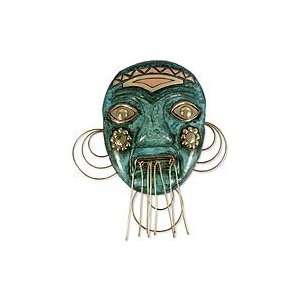  NOVICA Copper and bronze mask, 