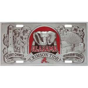  Alabama Elephant 3D License Plate