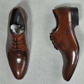   COLE NEW YORK Regal Attire LE Mens Oxford Shoes Brown 9.5 NIB  