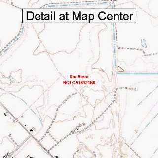   Topographic Quadrangle Map   Rio Vista, California (Folded/Waterproof