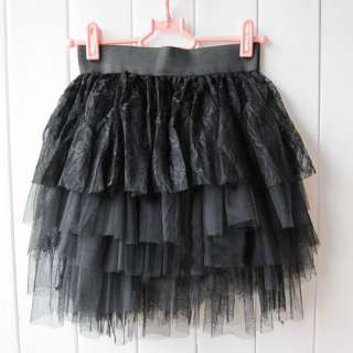 Girl pretty Tutu Tulle 5 Layer Mini Short Skirt Cake Dress Women dress 
