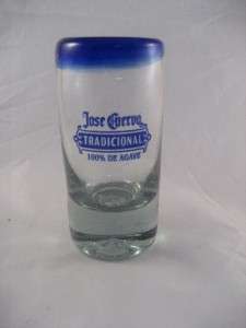 Jose Cuervo TRADICIONAL 100% AGAVE Tequila hecho en Mexico shot glass 
