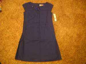   Sizes 6, 8 & 10 Another Thyme Royal Blue Cap Sleeve Lined Dress ~ NEW
