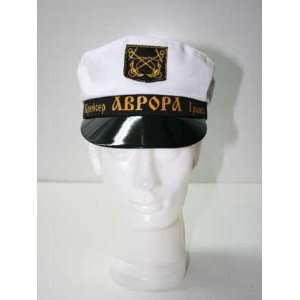   Sailor Avrora Ship Uniform Captain Cap Hat (55 56 S) Toys & Games