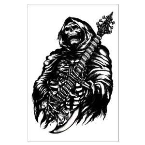  Large Poster Grim Reaper Heavy Metal Rock Player 