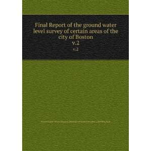  Final Report of the ground water level survey of certain areas 